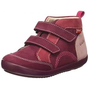 Kickers Bottillons Cuir Kinop Rouge