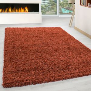 Life SHAGGY - Tapis Uni &agrave; poils longs - Terra 120 x 170 cm