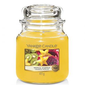 Yankee Candle CARAMBOLE TROPICALE JARRE Bougie parfumée Gamme Classic Moyenne Modèle 411gr