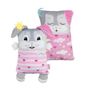 Nici Peluche lapin r&eacute;versible Pibu