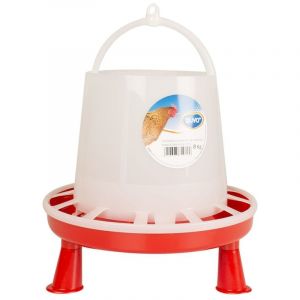 Duvo+ Mangeoire à volaille avec pieds 8 kg/10 L