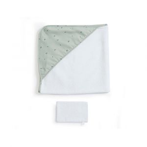 Gloop Cape de Bain Organic Green 3 12 mois