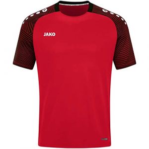 Jako Shirt Performance, Rouge/Noir, m Homme