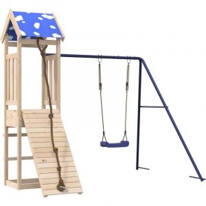 VidaXL Aire De Jeux D'extérieur Bois De Pin Massif