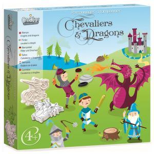 Image de Crea Lign' Tampons Mouss : Chevaliers et dragons