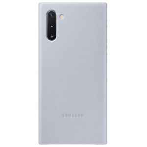 Samsung Coque Note 10 Cuir gris