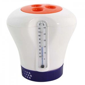 Jardiboutique Diffuseur de chlore ajustable avec thermomètre