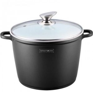 Faitout avec revêtement en marbre - d 24 cm - noir