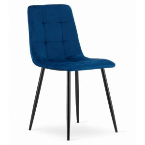 Chaise KARA - velours bleu marine x 1