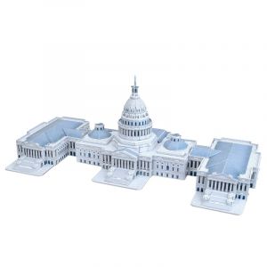 Dam Puzzles 3d du capitole aux états-unis. Comprend 132 pièces.
