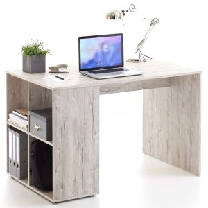 Image de FMD Möbel GENT Bureau contemporain décor chêne sable - L 117 cm