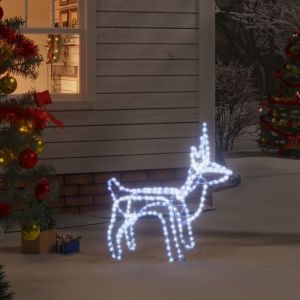 VidaXL Figure de renne de Noël pliable avec 120 LED Blanc froid