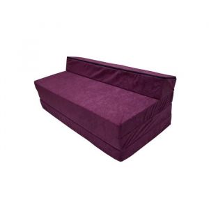 Natalia Spzoo Matelas pliant sofa pour adultes et enfants, choix des couleurs 200 cm de long sélection des couleurs Violet