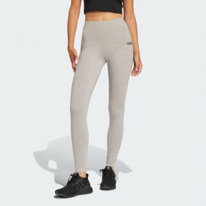 Adidas Femme Essentials Linear Cotton Leggings, Medium Grey Heather/Black, M
