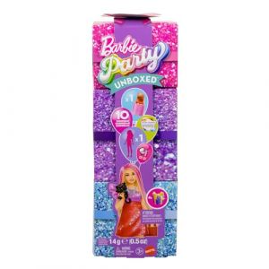 Mattel Coffret Cadeau Surprise Série Le Gala Enchanté avec 10 surprises dont une poupée rouge scintillante qui change de couleur, JFY68