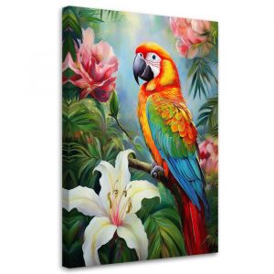 Tableau d&eacute;co Perroquet tropical Animaux 40x60