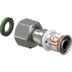 Uponor Raccord à sertir écrou libre femelle 16-1/2'' Réf. 1070602