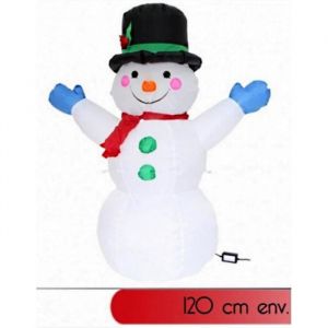 Image de Fomax DECORATION DE NOEL BONHOMME DE NEIGE GONFLABLE 1.20 M
