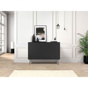 Bobochic Buffet Buffet 2 portes 120 cm atlas Noir - Noir