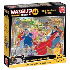 Jumbo Puzzle 1000 pièces : Wasgij Original 41 - Restauration complète