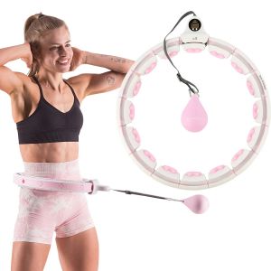 Ensemble hula hoop magnétique avec balle de gravité et compteur femme HMS HW06