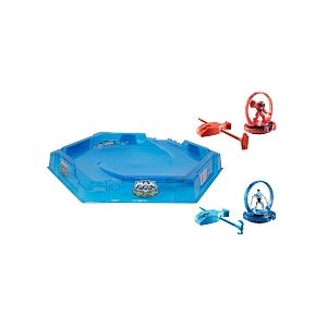 Image de Mattel Coffret arène de combat + 2 toupies turbo Max Steel