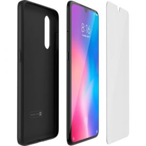 Xiaomi Pack coque + verre tremp&eacute; Mi 9