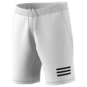 Adidas Short Club 3 Stripes Blanc - Taille M