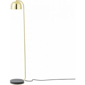 Normann Copenhagen Lampadaire Grant / Laiton & Base granite - H 136 cm or/m&eacute;tal en m&eacute;tal/pierre