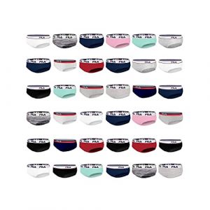 FILA Slips FI/2SCX3, Multicolore, L Femme