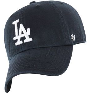 Trevi  Los Angeles Dodgers MLB Casquette Clean Up, Black, One Size, B-rgw12gws BKD