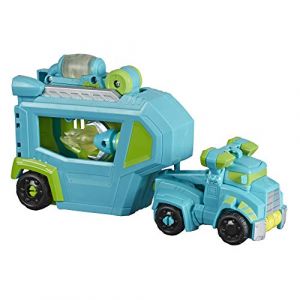 Image de Hasbro Transformers Playskool Rescue Bots Academy - Robot Secouriste Hoist et Remorque électronique de 11 cm - Jouet Transformable 2 en 1