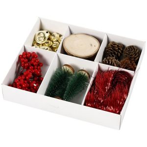 Creotime Mini kit créatif - Déco de cadeaux - 27 pcs