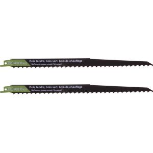 SCID Lame de scie sabre classique bois - Epaisseur 1,2 mm - Longueur 300 mm - Vendu par 2