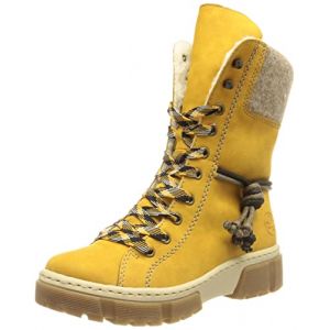 Image de Rieker X8618, Botte Tendance Femme, Gelb, 40 EU