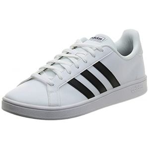 Adidas Grand Court Base, Chaussure de Football - Mixte - Blanc - 32 EU
