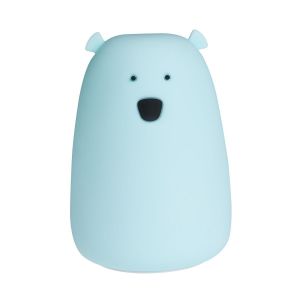 Veilleuse l ineuse tactile en silicone, Ourson Multicolore