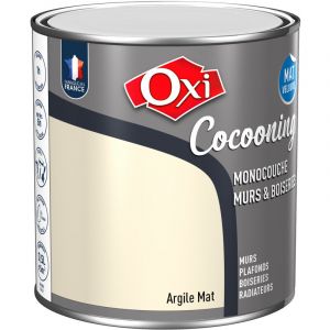 Oxi Peinture d'int&eacute;rieur monocouche pour murs & boiseries fini mat velours Owatrol COCOONING MURS & BOISERIES MAT VELOURS Argile 0.5 litre