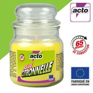 Acto Bougie citronnelle grand modele 65h