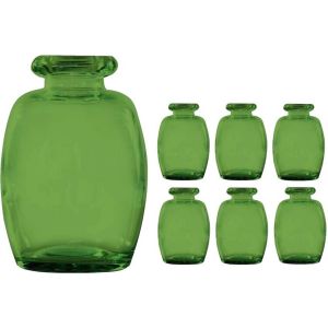 Vase verre 11.5x16cm vert olive - chaks 11969-20