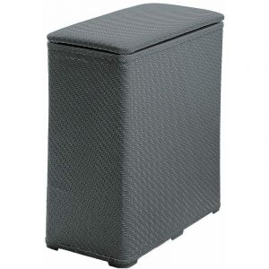 Image de Kiamami Valentina Panier De Salle De Bain Gris Capacit&eacute; 70 l Robinia