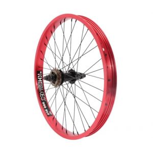 Roue arriere bmx khe prism 20 pouces rouge