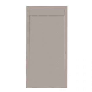 Sanycces Receveur de douche extra plat - CLEVER largeur 100 cm 100 x 140 cm Gris éléphant