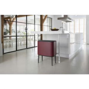 Image de Brabantia Bo Touch Bin 23 L & 11 L Mineral Windsor Red