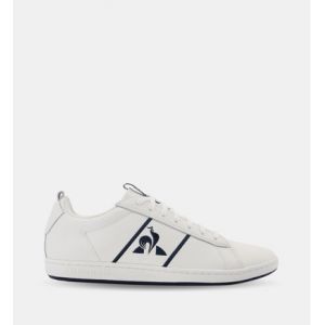 Le Coq Sportif Baskets basses Court Classic Sport à signature brodée Blanc - Couleur Blanc - Taille 45