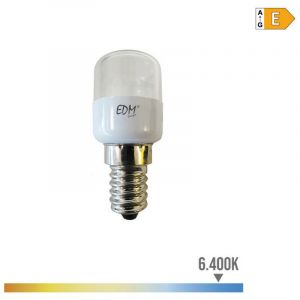 Ampoule Tubulaire (FRIGO) Led E14 0.5w 55lm 6400k Lumi&egrave;re Froide &Oslash;2.6x60cm Edm