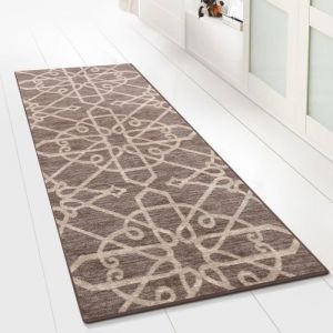 Karat - Tapis de couloir Navelli Polyamide Dff&eacute;rents coloris Marron 80 x 250 cm