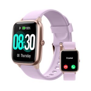 GRV Montre Connect&eacute;e Homme Femme Smartwatch Montre Sport Podometre Cardio Etanche IP68 Notification SMS et Appel 100 Modes Sport