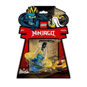 Image de Lego 70690 Ninjago L’Entraînement Ninja Spinjitzu De Jay, Toupie Jouet Pour les Enfants de 6 Ans et Plus Avec Minifigure Jay