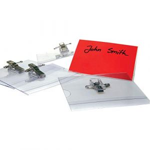 Pavo Pack de 50 Badges 54 x 90 mm Transparent